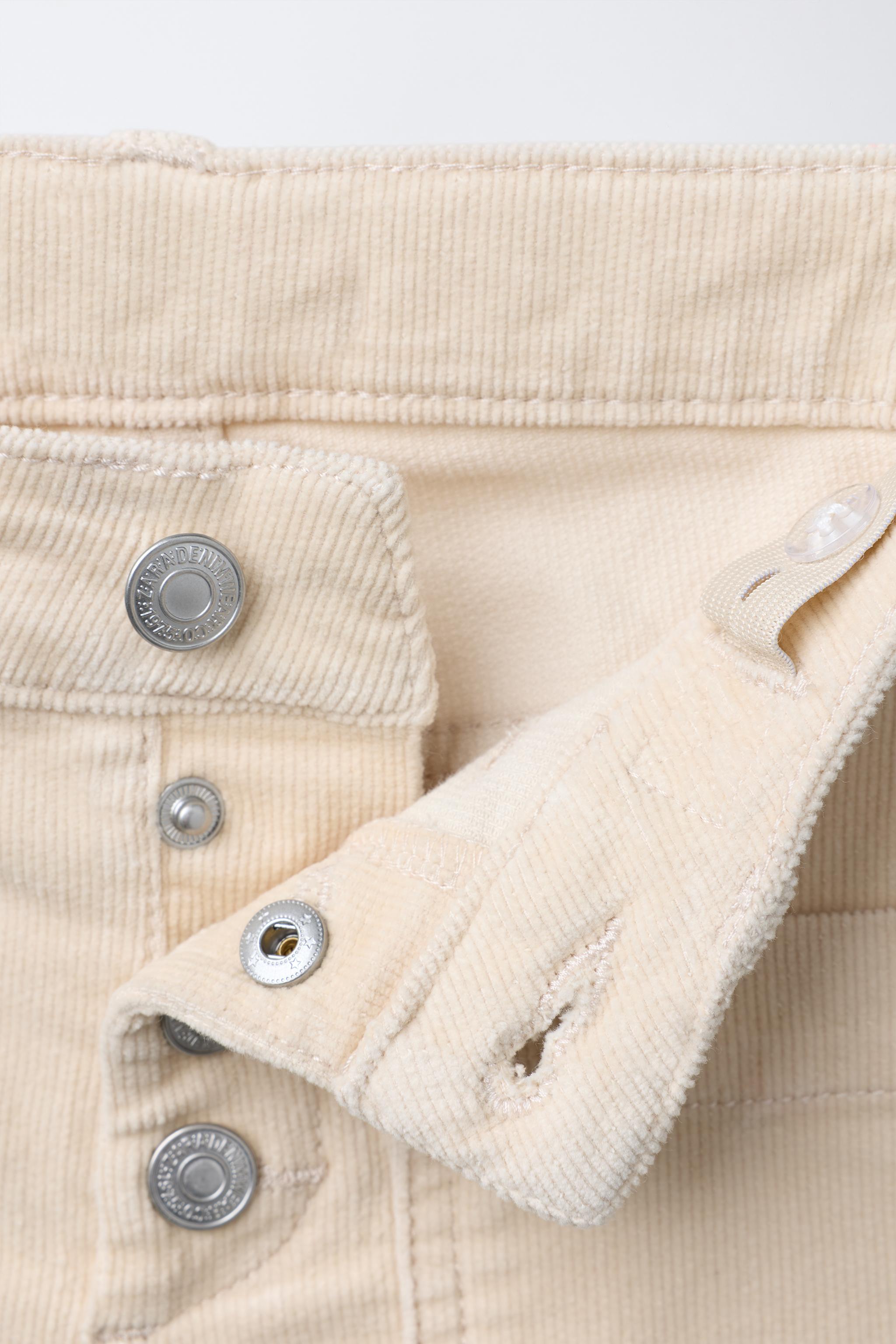 STRAIGHT CORDUROY PANTS WITH POCKETS